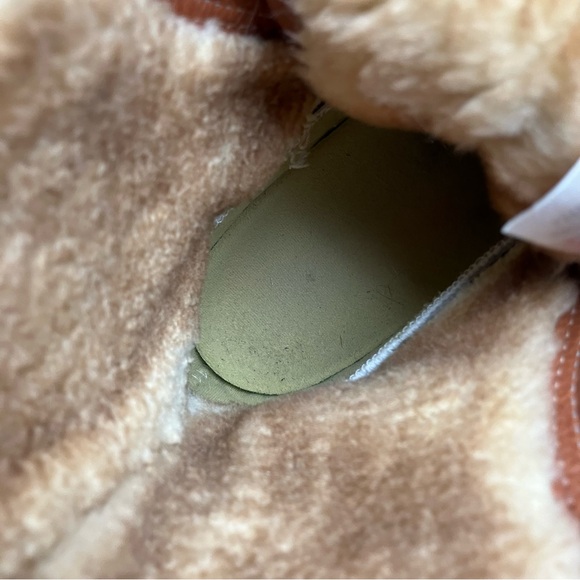 L.L. Bean Women’s Size 9.0 Wide 8” Shearling Lined Duck Boots Brown Leather - Picture 12 of 14